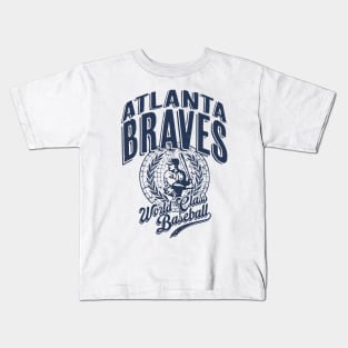 Vintage BRAVES World Class Baseball Kids T-Shirt